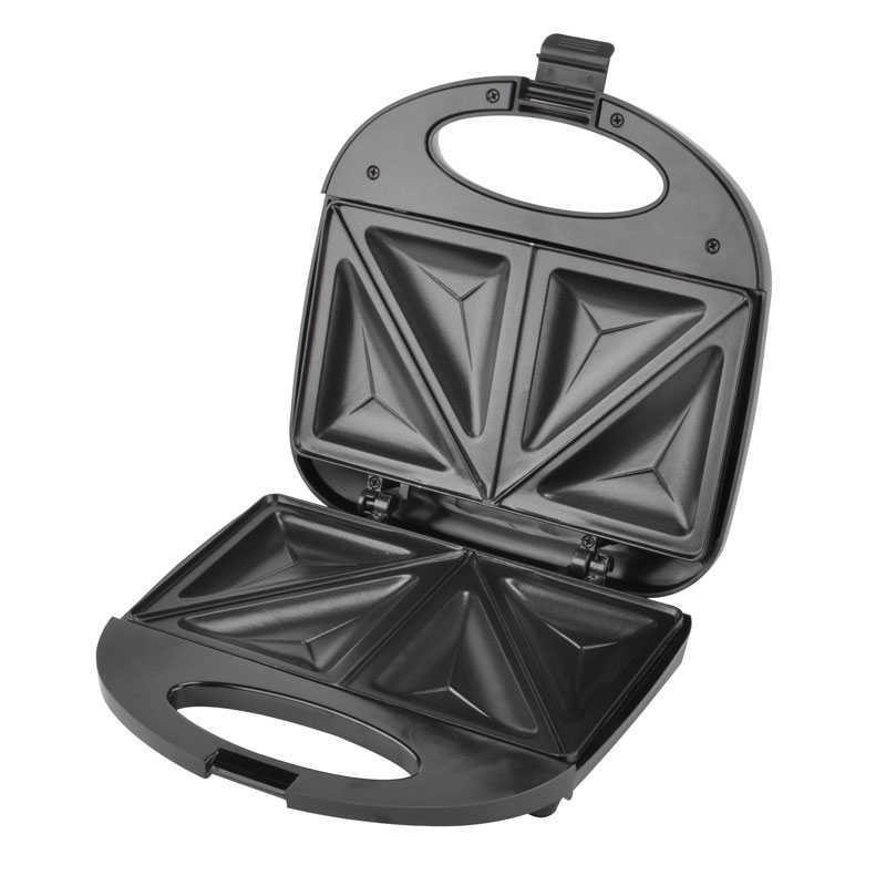 Из какого материала сделан противень домашней сэндвич-машины?